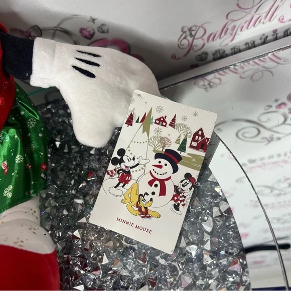 Disney Minnie Mouse holiday cheer Christmas 2019 rare plush stuffed toy decor - Picture 5 of 8